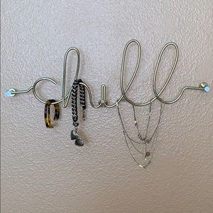 Chill wall hook - jewelry organizer